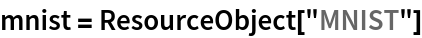 mnist = ResourceObject["MNIST"]