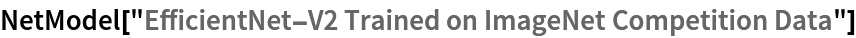 NetModel["EfficientNet-V2 Trained on ImageNet Competition Data"]