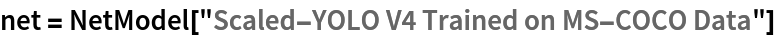 net = NetModel["Scaled-YOLO V4 Trained on MS-COCO Data"]