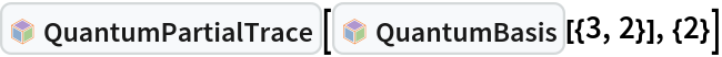 InterpretationBox[FrameBox[TagBox[TooltipBox[PaneBox[GridBox[List[List[GraphicsBox[List[Thickness[0.0025`], List[FaceForm[List[RGBColor[0.9607843137254902`, 0.5058823529411764`, 0.19607843137254902`], Opacity[1.`]]], FilledCurveBox[List[List[List[0, 2, 0], List[0, 1, 0], List[0, 1, 0], List[0, 1, 0], List[0, 1, 0]], List[List[0, 2, 0], List[0, 1, 0], List[0, 1, 0], List[0, 1, 0], List[0, 1, 0]], List[List[0, 2, 0], List[0, 1, 0], List[0, 1, 0], List[0, 1, 0], List[0, 1, 0], List[0, 1, 0]], List[List[0, 2, 0], List[1, 3, 3], List[0, 1, 0], List[1, 3, 3], List[0, 1, 0], List[1, 3, 3], List[0, 1, 0], List[1, 3, 3], List[1, 3, 3], List[0, 1, 0], List[1, 3, 3], List[0, 1, 0], List[1, 3, 3]]], List[List[List[205.`, 22.863691329956055`], List[205.`, 212.31669425964355`], List[246.01799774169922`, 235.99870109558105`], List[369.0710144042969`, 307.0436840057373`], List[369.0710144042969`, 117.59068870544434`], List[205.`, 22.863691329956055`]], List[List[30.928985595703125`, 307.0436840057373`], List[153.98200225830078`, 235.99870109558105`], List[195.`, 212.31669425964355`], List[195.`, 22.863691329956055`], List[30.928985595703125`, 117.59068870544434`], List[30.928985595703125`, 307.0436840057373`]], List[List[200.`, 410.42970085144043`], List[364.0710144042969`, 315.7036876678467`], List[241.01799774169922`, 244.65868949890137`], List[200.`, 220.97669792175293`], List[158.98200225830078`, 244.65868949890137`], List[35.928985595703125`, 315.7036876678467`], List[200.`, 410.42970085144043`]], List[List[376.5710144042969`, 320.03370475769043`], List[202.5`, 420.53370475769043`], List[200.95300006866455`, 421.42667961120605`], List[199.04699993133545`, 421.42667961120605`], List[197.5`, 420.53370475769043`], List[23.428985595703125`, 320.03370475769043`], List[21.882003784179688`, 319.1406993865967`], List[20.928985595703125`, 317.4896984100342`], List[20.928985595703125`, 315.7036876678467`], List[20.928985595703125`, 114.70369529724121`], List[20.928985595703125`, 112.91769218444824`], List[21.882003784179688`, 111.26669120788574`], List[23.428985595703125`, 110.37369346618652`], List[197.5`, 9.87369155883789`], List[198.27300024032593`, 9.426692008972168`], List[199.13700008392334`, 9.203690528869629`], List[200.`, 9.203690528869629`], List[200.86299991607666`, 9.203690528869629`], List[201.72699999809265`, 9.426692008972168`], List[202.5`, 9.87369155883789`], List[376.5710144042969`, 110.37369346618652`], List[378.1179962158203`, 111.26669120788574`], List[379.0710144042969`, 112.91769218444824`], List[379.0710144042969`, 114.70369529724121`], List[379.0710144042969`, 315.7036876678467`], List[379.0710144042969`, 317.4896984100342`], List[378.1179962158203`, 319.1406993865967`], List[376.5710144042969`, 320.03370475769043`]]]]], List[FaceForm[List[RGBColor[0.5529411764705883`, 0.6745098039215687`, 0.8117647058823529`], Opacity[1.`]]], FilledCurveBox[List[List[List[0, 2, 0], List[0, 1, 0], List[0, 1, 0], List[0, 1, 0]]], List[List[List[44.92900085449219`, 282.59088134765625`], List[181.00001525878906`, 204.0298843383789`], List[181.00001525878906`, 46.90887451171875`], List[44.92900085449219`, 125.46986389160156`], List[44.92900085449219`, 282.59088134765625`]]]]], List[FaceForm[List[RGBColor[0.6627450980392157`, 0.803921568627451`, 0.5686274509803921`], Opacity[1.`]]], FilledCurveBox[List[List[List[0, 2, 0], List[0, 1, 0], List[0, 1, 0], List[0, 1, 0]]], List[List[List[355.0710144042969`, 282.59088134765625`], List[355.0710144042969`, 125.46986389160156`], List[219.`, 46.90887451171875`], List[219.`, 204.0298843383789`], List[355.0710144042969`, 282.59088134765625`]]]]], List[FaceForm[List[RGBColor[0.6901960784313725`, 0.5882352941176471`, 0.8117647058823529`], Opacity[1.`]]], FilledCurveBox[List[List[List[0, 2, 0], List[0, 1, 0], List[0, 1, 0], List[0, 1, 0]]], List[List[List[200.`, 394.0606994628906`], List[336.0710144042969`, 315.4997024536133`], List[200.`, 236.93968200683594`], List[63.928985595703125`, 315.4997024536133`], List[200.`, 394.0606994628906`]]]]]], List[Rule[BaselinePosition, Scaled[0.15`]], Rule[ImageSize, 10], Rule[ImageSize, 15]]], StyleBox[RowBox[List["QuantumPartialTrace", " "]], Rule[ShowAutoStyles, False], Rule[ShowStringCharacters, False], Rule[FontSize, Times[0.9`, Inherited]], Rule[FontColor, GrayLevel[0.1`]]]]], Rule[GridBoxSpacings, List[Rule["Columns", List[List[0.25`]]]]]], Rule[Alignment, List[Left, Baseline]], Rule[BaselinePosition, Baseline], Rule[FrameMargins, List[List[3, 0], List[0, 0]]], Rule[BaseStyle, List[Rule[LineSpacing, List[0, 0]], Rule[LineBreakWithin, False]]]], RowBox[List["PacletSymbol", "[", RowBox[List["\"Wolfram/QuantumFramework\"", ",", "\"Wolfram`QuantumFramework`QuantumPartialTrace\""]], "]"]], Rule[TooltipStyle, List[Rule[ShowAutoStyles, True], Rule[ShowStringCharacters, True]]]], Function[Annotation[Slot[1], Style[Defer[PacletSymbol["Wolfram/QuantumFramework", "Wolfram`QuantumFramework`QuantumPartialTrace"]], Rule[ShowStringCharacters, True]], "Tooltip"]]], Rule[Background, RGBColor[0.968`, 0.976`, 0.984`]], Rule[BaselinePosition, Baseline], Rule[DefaultBaseStyle, List[]], Rule[FrameMargins, List[List[0, 0], List[1, 1]]], Rule[FrameStyle, RGBColor[0.831`, 0.847`, 0.85`]], Rule[RoundingRadius, 4]], PacletSymbol["Wolfram/QuantumFramework", "Wolfram`QuantumFramework`QuantumPartialTrace"], Rule[Selectable, False], Rule[SelectWithContents, True], Rule[BoxID, "PacletSymbolBox"]][InterpretationBox[FrameBox[TagBox[TooltipBox[PaneBox[GridBox[List[List[GraphicsBox[List[Thickness[0.0025`], List[FaceForm[List[RGBColor[0.9607843137254902`, 0.5058823529411764`, 0.19607843137254902`], Opacity[1.`]]], FilledCurveBox[List[List[List[0, 2, 0], List[0, 1, 0], List[0, 1, 0], List[0, 1, 0], List[0, 1, 0]], List[List[0, 2, 0], List[0, 1, 0], List[0, 1, 0], List[0, 1, 0], List[0, 1, 0]], List[List[0, 2, 0], List[0, 1, 0], List[0, 1, 0], List[0, 1, 0], List[0, 1, 0], List[0, 1, 0]], List[List[0, 2, 0], List[1, 3, 3], List[0, 1, 0], List[1, 3, 3], List[0, 1, 0], List[1, 3, 3], List[0, 1, 0], List[1, 3, 3], List[1, 3, 3], List[0, 1, 0], List[1, 3, 3], List[0, 1, 0], List[1, 3, 3]]], List[List[List[205.`, 22.863691329956055`], List[205.`, 212.31669425964355`], List[246.01799774169922`, 235.99870109558105`], List[369.0710144042969`, 307.0436840057373`], List[369.0710144042969`, 117.59068870544434`], List[205.`, 22.863691329956055`]], List[List[30.928985595703125`, 307.0436840057373`], List[153.98200225830078`, 235.99870109558105`], List[195.`, 212.31669425964355`], List[195.`, 22.863691329956055`], List[30.928985595703125`, 117.59068870544434`], List[30.928985595703125`, 307.0436840057373`]], List[List[200.`, 410.42970085144043`], List[364.0710144042969`, 315.7036876678467`], List[241.01799774169922`, 244.65868949890137`], List[200.`, 220.97669792175293`], List[158.98200225830078`, 244.65868949890137`], List[35.928985595703125`, 315.7036876678467`], List[200.`, 410.42970085144043`]], List[List[376.5710144042969`, 320.03370475769043`], List[202.5`, 420.53370475769043`], List[200.95300006866455`, 421.42667961120605`], List[199.04699993133545`, 421.42667961120605`], List[197.5`, 420.53370475769043`], List[23.428985595703125`, 320.03370475769043`], List[21.882003784179688`, 319.1406993865967`], List[20.928985595703125`, 317.4896984100342`], List[20.928985595703125`, 315.7036876678467`], List[20.928985595703125`, 114.70369529724121`], List[20.928985595703125`, 112.91769218444824`], List[21.882003784179688`, 111.26669120788574`], List[23.428985595703125`, 110.37369346618652`], List[197.5`, 9.87369155883789`], List[198.27300024032593`, 9.426692008972168`], List[199.13700008392334`, 9.203690528869629`], List[200.`, 9.203690528869629`], List[200.86299991607666`, 9.203690528869629`], List[201.72699999809265`, 9.426692008972168`], List[202.5`, 9.87369155883789`], List[376.5710144042969`, 110.37369346618652`], List[378.1179962158203`, 111.26669120788574`], List[379.0710144042969`, 112.91769218444824`], List[379.0710144042969`, 114.70369529724121`], List[379.0710144042969`, 315.7036876678467`], List[379.0710144042969`, 317.4896984100342`], List[378.1179962158203`, 319.1406993865967`], List[376.5710144042969`, 320.03370475769043`]]]]], List[FaceForm[List[RGBColor[0.5529411764705883`, 0.6745098039215687`, 0.8117647058823529`], Opacity[1.`]]], FilledCurveBox[List[List[List[0, 2, 0], List[0, 1, 0], List[0, 1, 0], List[0, 1, 0]]], List[List[List[44.92900085449219`, 282.59088134765625`], List[181.00001525878906`, 204.0298843383789`], List[181.00001525878906`, 46.90887451171875`], List[44.92900085449219`, 125.46986389160156`], List[44.92900085449219`, 282.59088134765625`]]]]], List[FaceForm[List[RGBColor[0.6627450980392157`, 0.803921568627451`, 0.5686274509803921`], Opacity[1.`]]], FilledCurveBox[List[List[List[0, 2, 0], List[0, 1, 0], List[0, 1, 0], List[0, 1, 0]]], List[List[List[355.0710144042969`, 282.59088134765625`], List[355.0710144042969`, 125.46986389160156`], List[219.`, 46.90887451171875`], List[219.`, 204.0298843383789`], List[355.0710144042969`, 282.59088134765625`]]]]], List[FaceForm[List[RGBColor[0.6901960784313725`, 0.5882352941176471`, 0.8117647058823529`], Opacity[1.`]]], FilledCurveBox[List[List[List[0, 2, 0], List[0, 1, 0], List[0, 1, 0], List[0, 1, 0]]], List[List[List[200.`, 394.0606994628906`], List[336.0710144042969`, 315.4997024536133`], List[200.`, 236.93968200683594`], List[63.928985595703125`, 315.4997024536133`], List[200.`, 394.0606994628906`]]]]]], List[Rule[BaselinePosition, Scaled[0.15`]], Rule[ImageSize, 10], Rule[ImageSize, 15]]], StyleBox[RowBox[List["QuantumBasis", " "]], Rule[ShowAutoStyles, False], Rule[ShowStringCharacters, False], Rule[FontSize, Times[0.9`, Inherited]], Rule[FontColor, GrayLevel[0.1`]]]]], Rule[GridBoxSpacings, List[Rule["Columns", List[List[0.25`]]]]]], Rule[Alignment, List[Left, Baseline]], Rule[BaselinePosition, Baseline], Rule[FrameMargins, List[List[3, 0], List[0, 0]]], Rule[BaseStyle, List[Rule[LineSpacing, List[0, 0]], Rule[LineBreakWithin, False]]]], RowBox[List["PacletSymbol", "[", RowBox[List["\"Wolfram/QuantumFramework\"", ",", "\"Wolfram`QuantumFramework`QuantumBasis\""]], "]"]], Rule[TooltipStyle, List[Rule[ShowAutoStyles, True], Rule[ShowStringCharacters, True]]]], Function[Annotation[Slot[1], Style[Defer[PacletSymbol["Wolfram/QuantumFramework", "Wolfram`QuantumFramework`QuantumBasis"]], Rule[ShowStringCharacters, True]], "Tooltip"]]], Rule[Background, RGBColor[0.968`, 0.976`, 0.984`]], Rule[BaselinePosition, Baseline], Rule[DefaultBaseStyle, List[]], Rule[FrameMargins, List[List[0, 0], List[1, 1]]], Rule[FrameStyle, RGBColor[0.831`, 0.847`, 0.85`]], Rule[RoundingRadius, 4]], PacletSymbol["Wolfram/QuantumFramework", "Wolfram`QuantumFramework`QuantumBasis"], Rule[Selectable, False], Rule[SelectWithContents, True], Rule[BoxID, "PacletSymbolBox"]][{3, 2}], {2}]